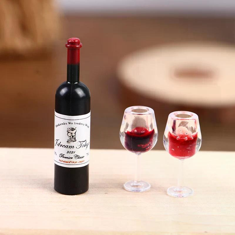 Wine Beer Europe - 5 Piezas de Miniaturas de 1:12