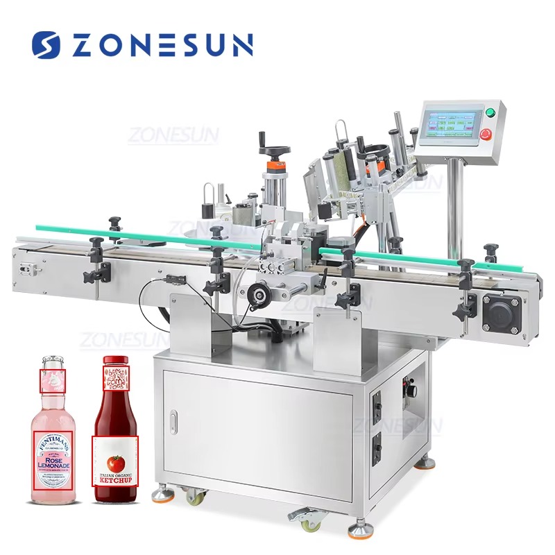 Wine Beer Combination - Máquina Etiquetadora Automática ZS-TB822R para Posicionamiento