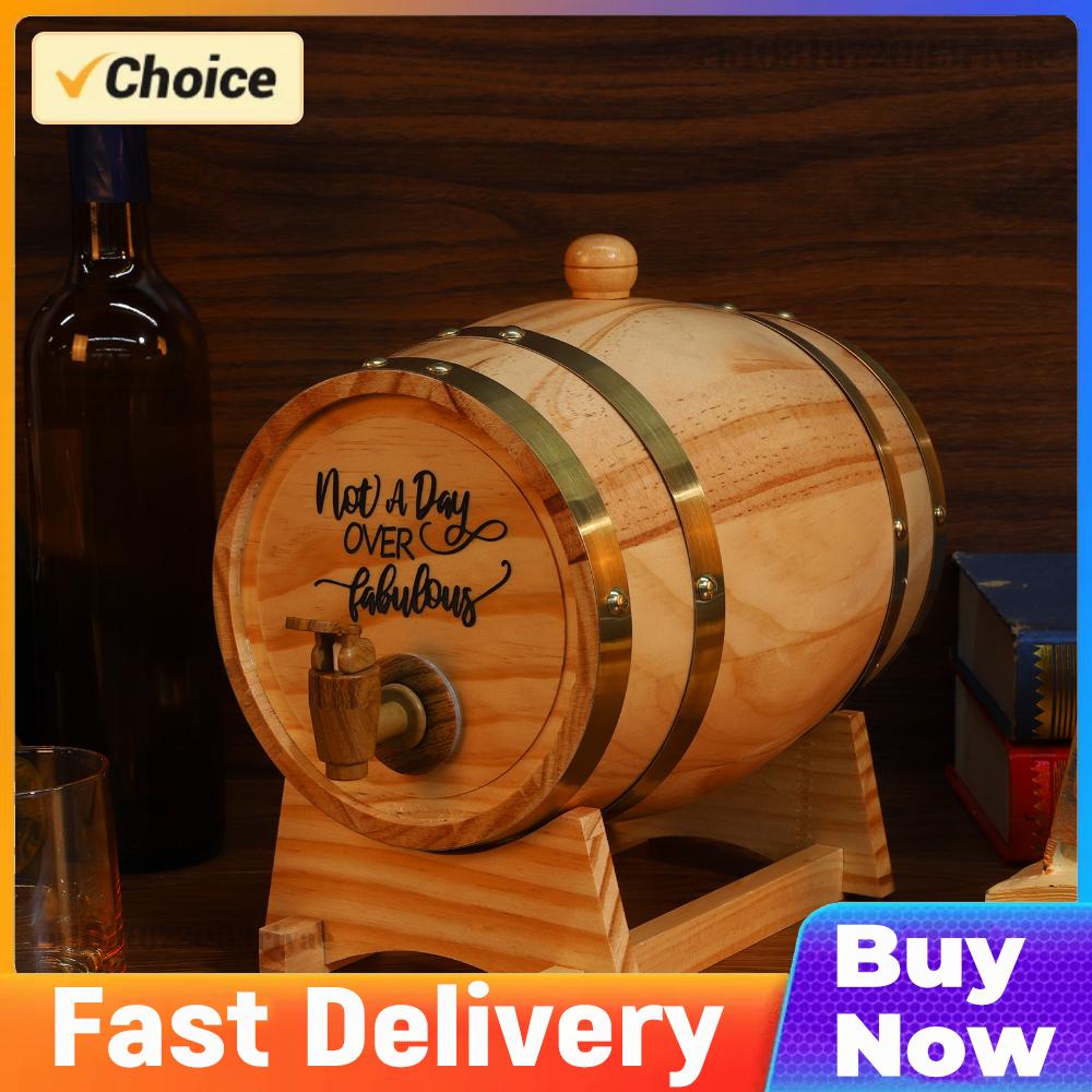 Wine Beer Tequila - Barril de Vino de 3L con