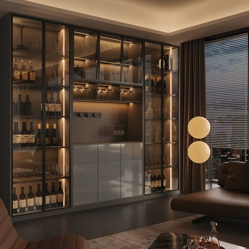 Mueble de lujo ligero estilo i - Wine & Beer Shop Photos reseña y precio