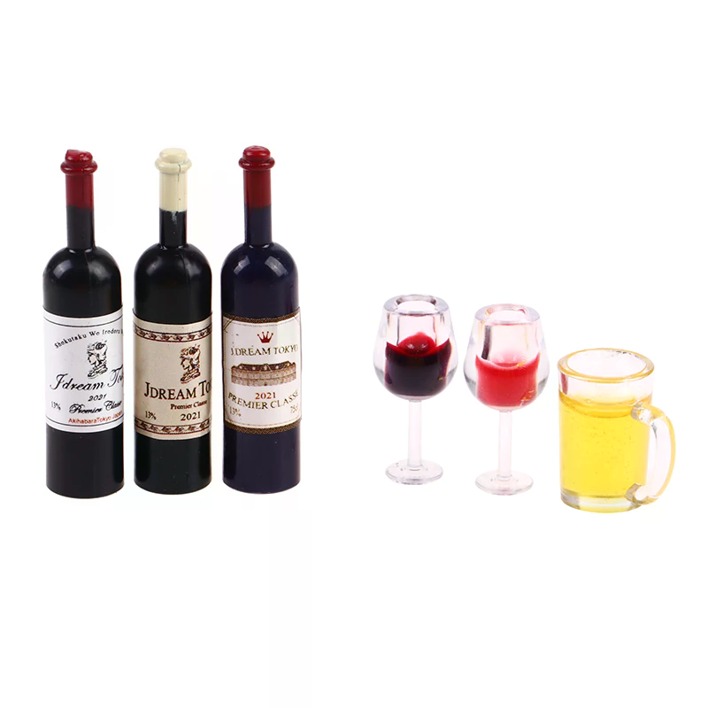 5 Piezas de Miniaturas de 1:12 - Wine Beer Europe reseña y precio