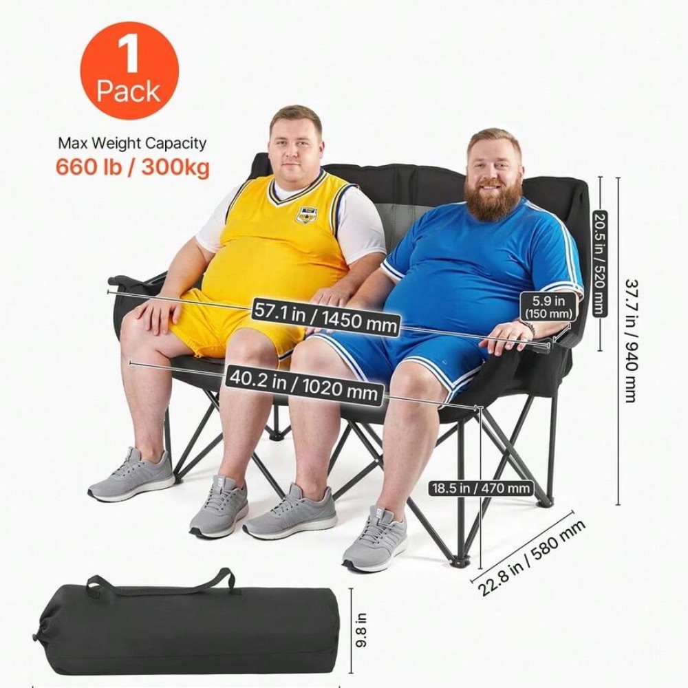 Silla de camping doble de gran - Wine Bag Carry Two reseña y precio