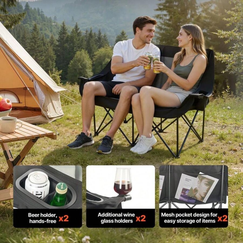 Silla de camping doble de gran - Wine Bag Carry Two reseña y precio